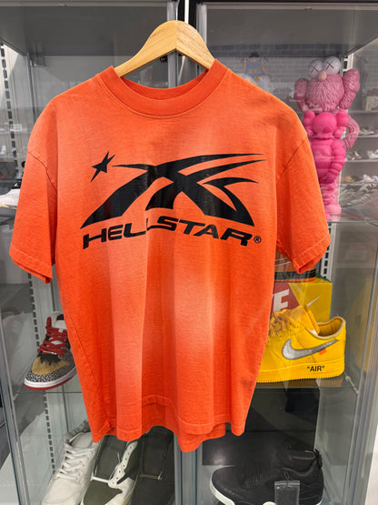 Hellstar Sports Gel Logo Tee Orange