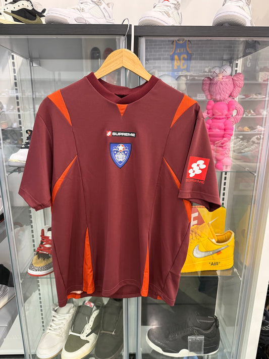 Supreme Crest Soccer Jersey Maroon