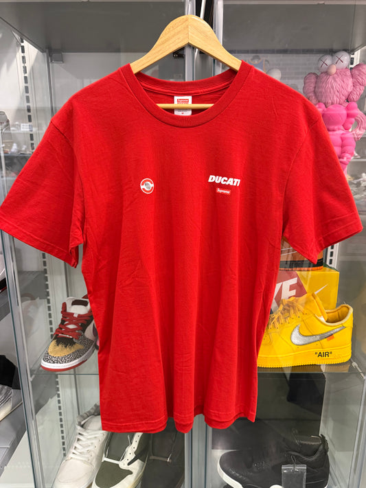 Supreme Ducati Logo Tee Red