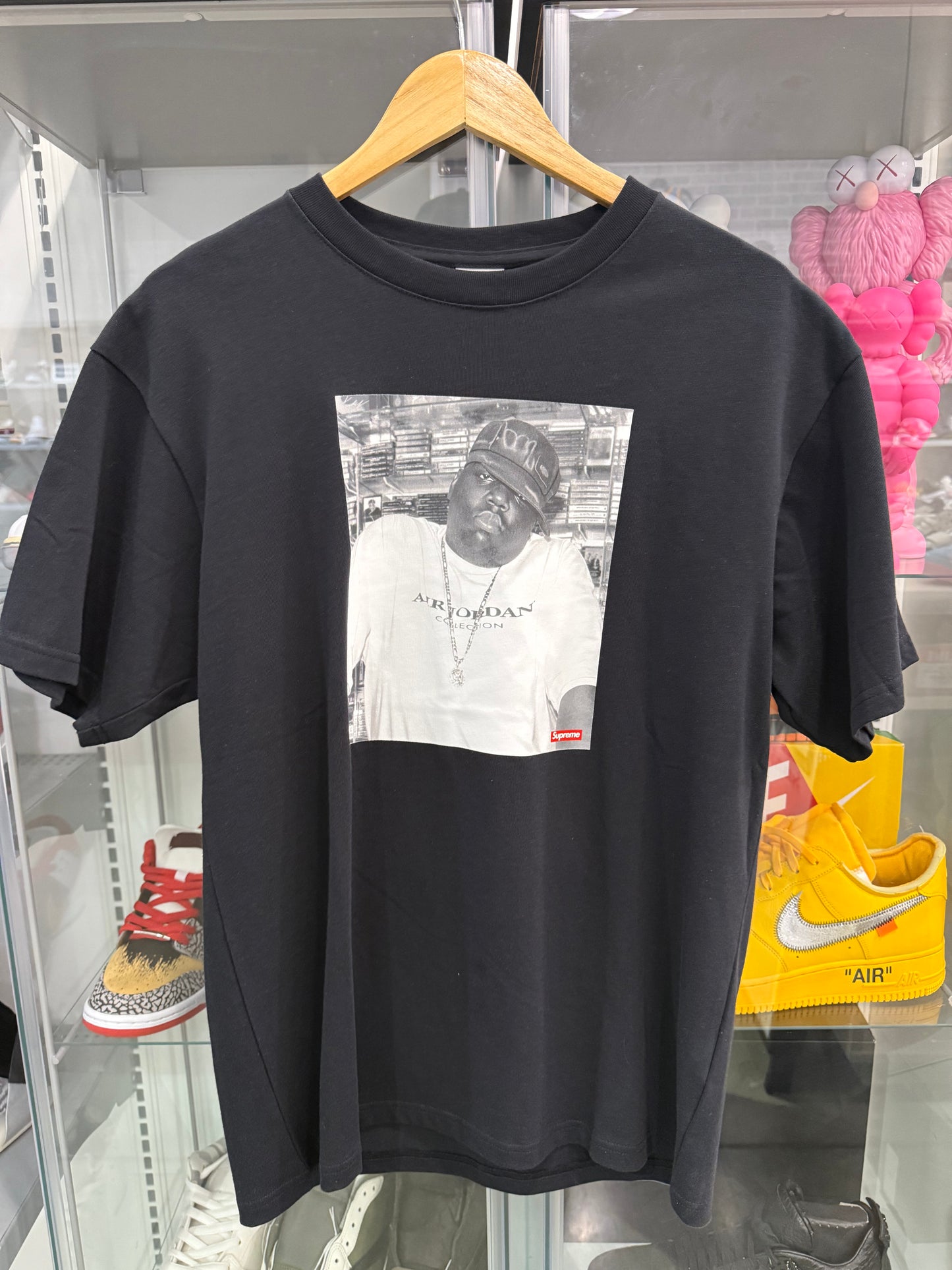 Supreme Air Jordan Biggie Tee Black