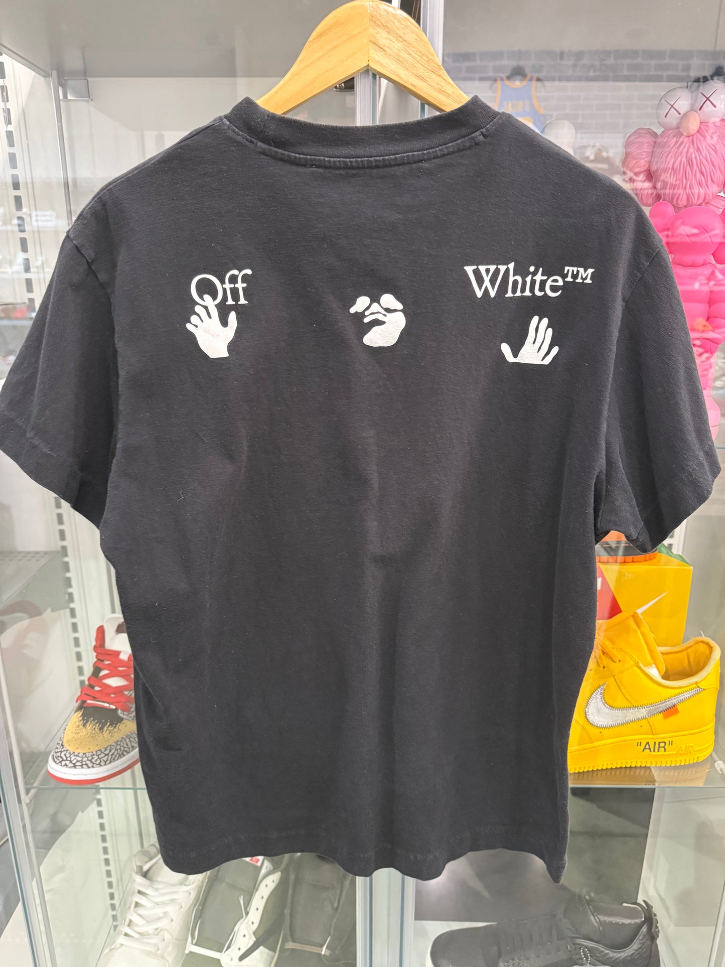 Preowned Off White Tee Black