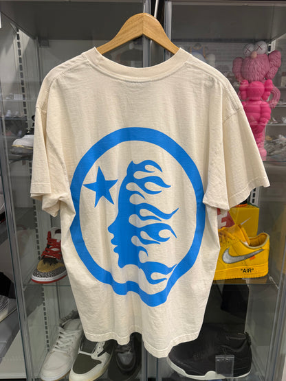 Hellstar Classic Tee Cream With Blue