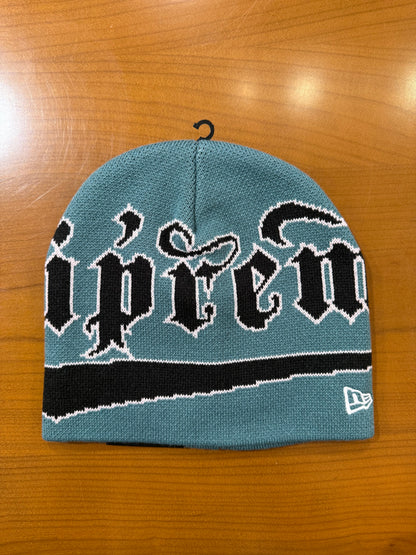 Supreme New Era Accent Beanie Green