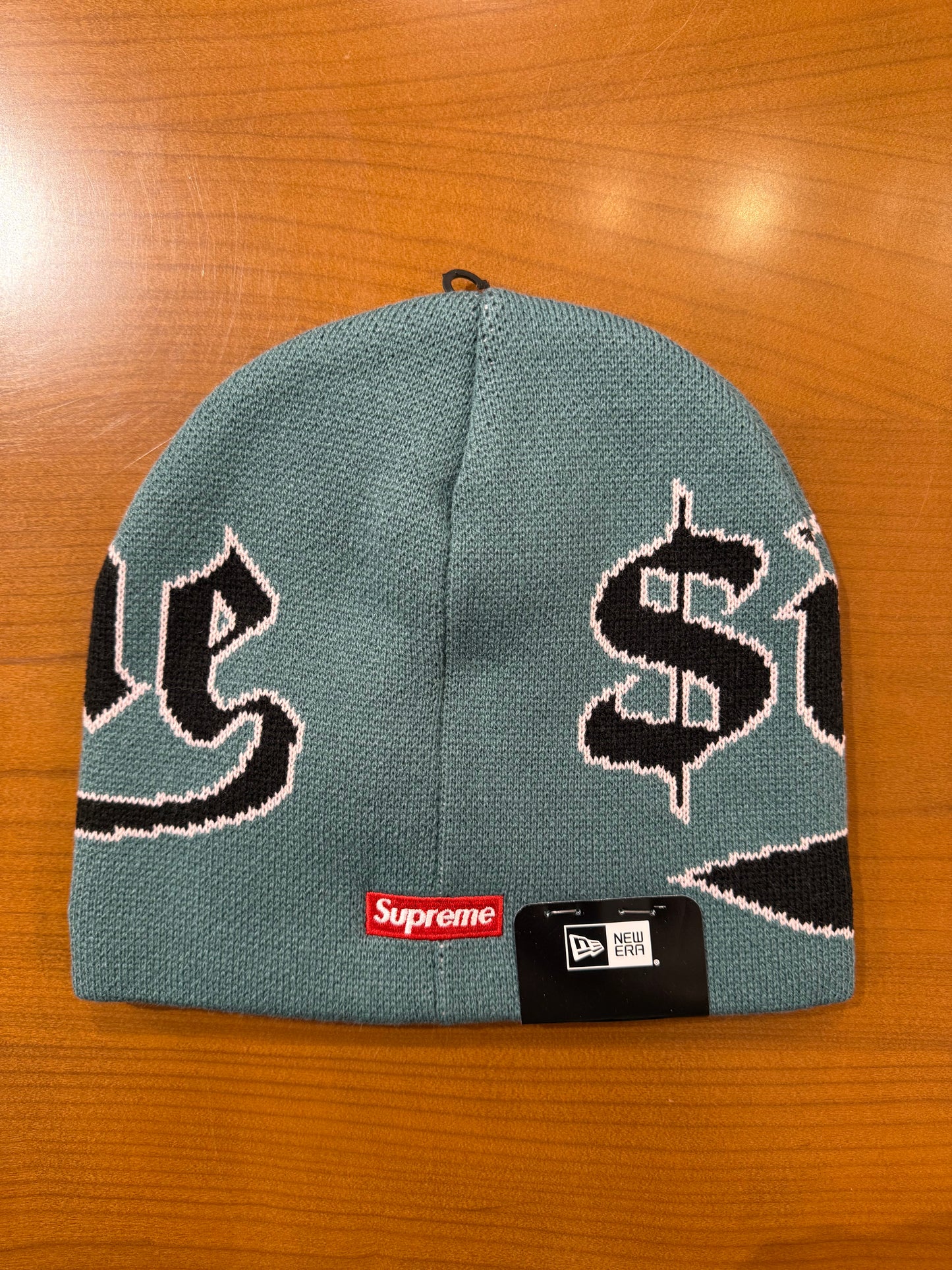 Supreme New Era Accent Beanie Green