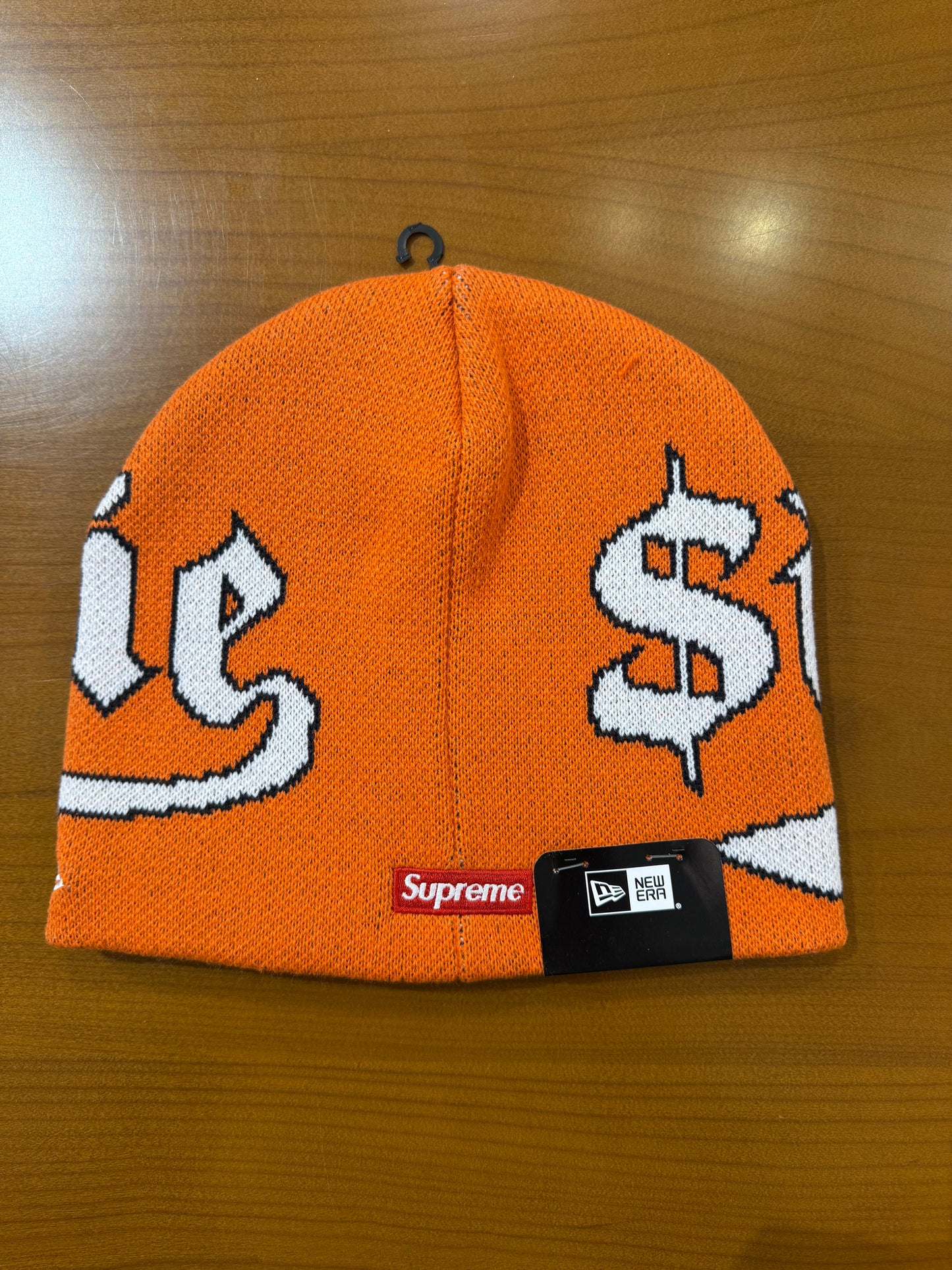 Supreme New Era Accent Beanie Orange