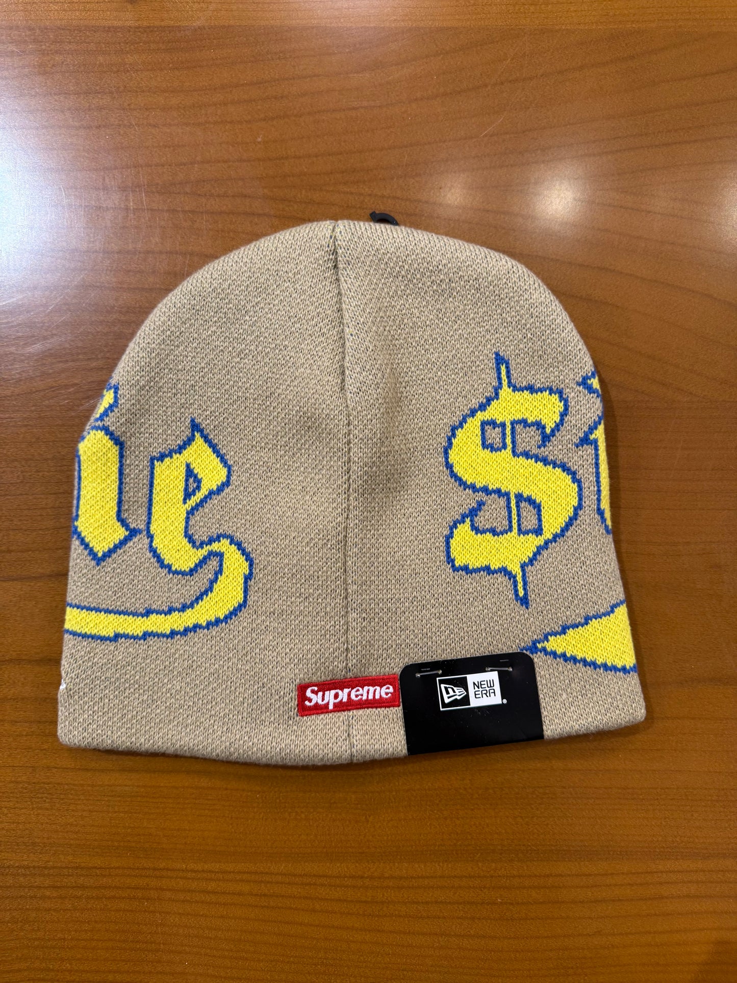 Supreme New Era Accent Beanie Khaki