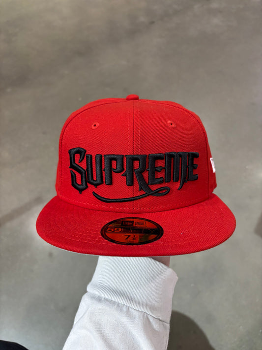 Preowned Supreme New Era Mister Cartoon 59Fifty Fitted Cap