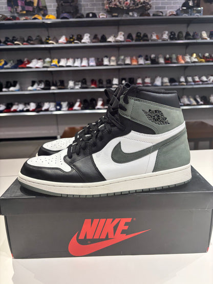 Preowned Air Jordan 1 clay green