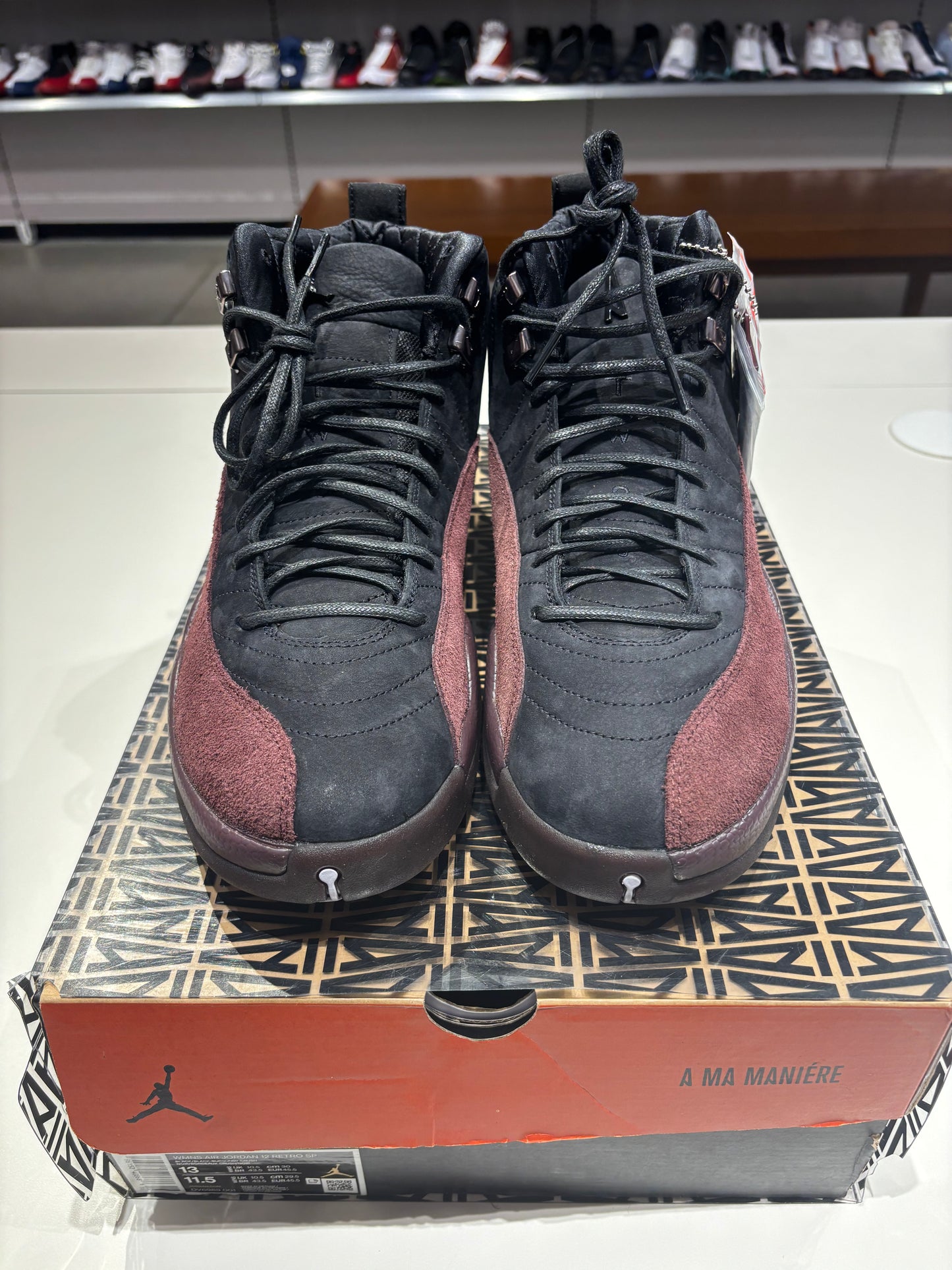 Air Jordan 12 A Ma Maniere Black