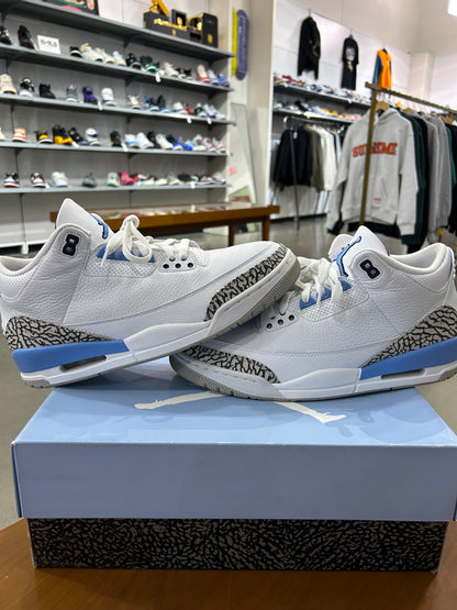 Preowned Air Jordan 3 UNC