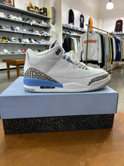 Preowned Air Jordan 3 UNC