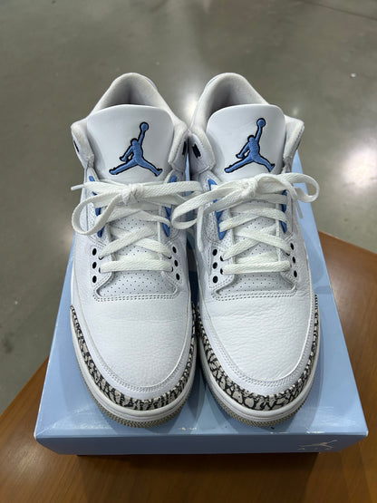 Preowned Air Jordan 3 UNC