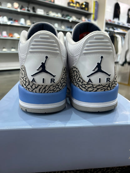 Preowned Air Jordan 3 UNC