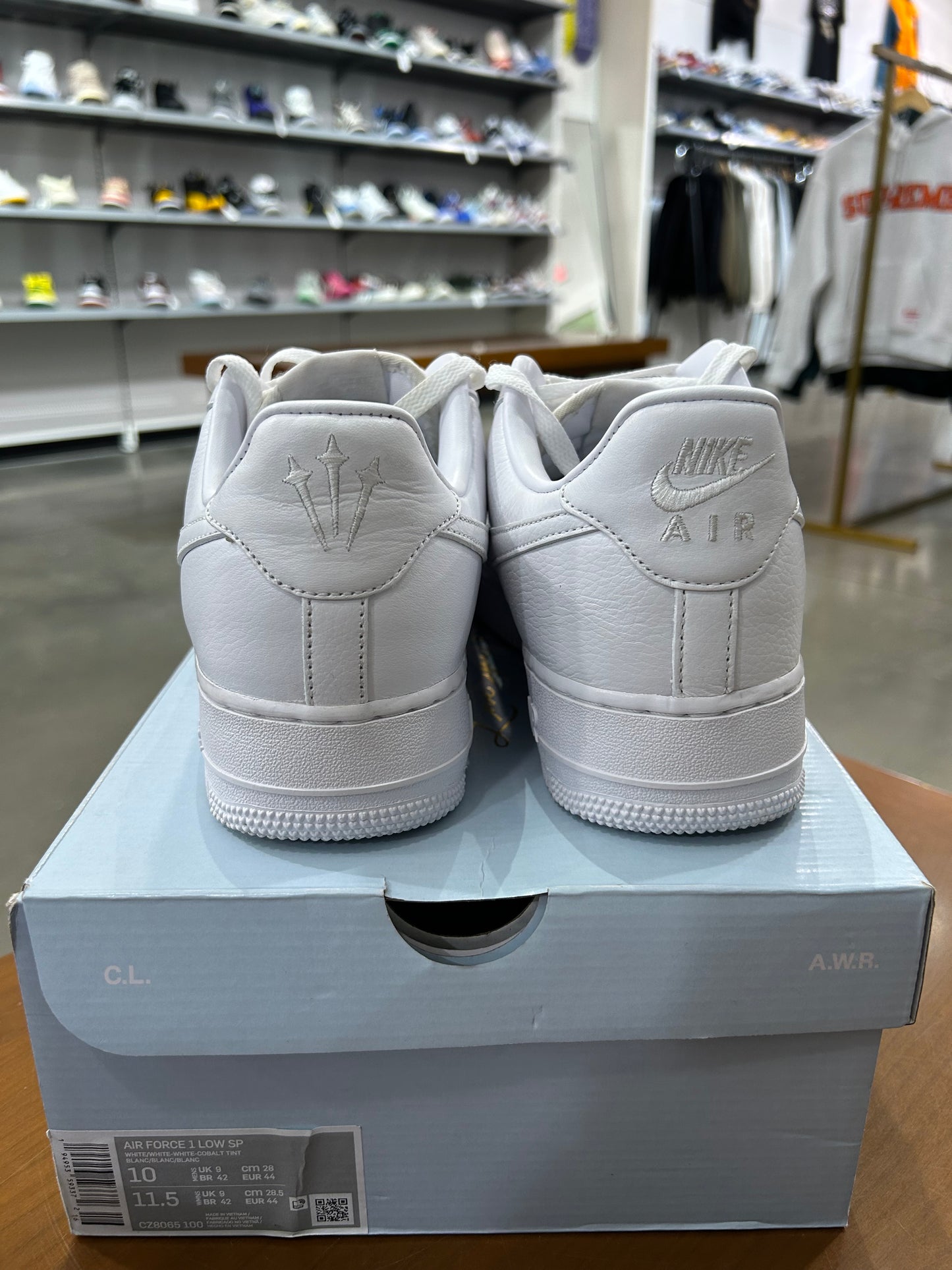 Preowned Nocta Air Force 1 Low White