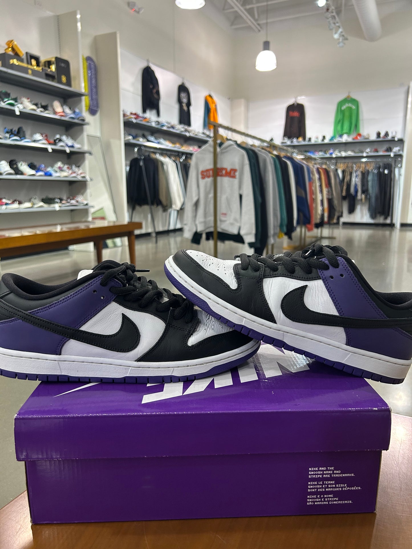 Preowned Nike SB Court Purple