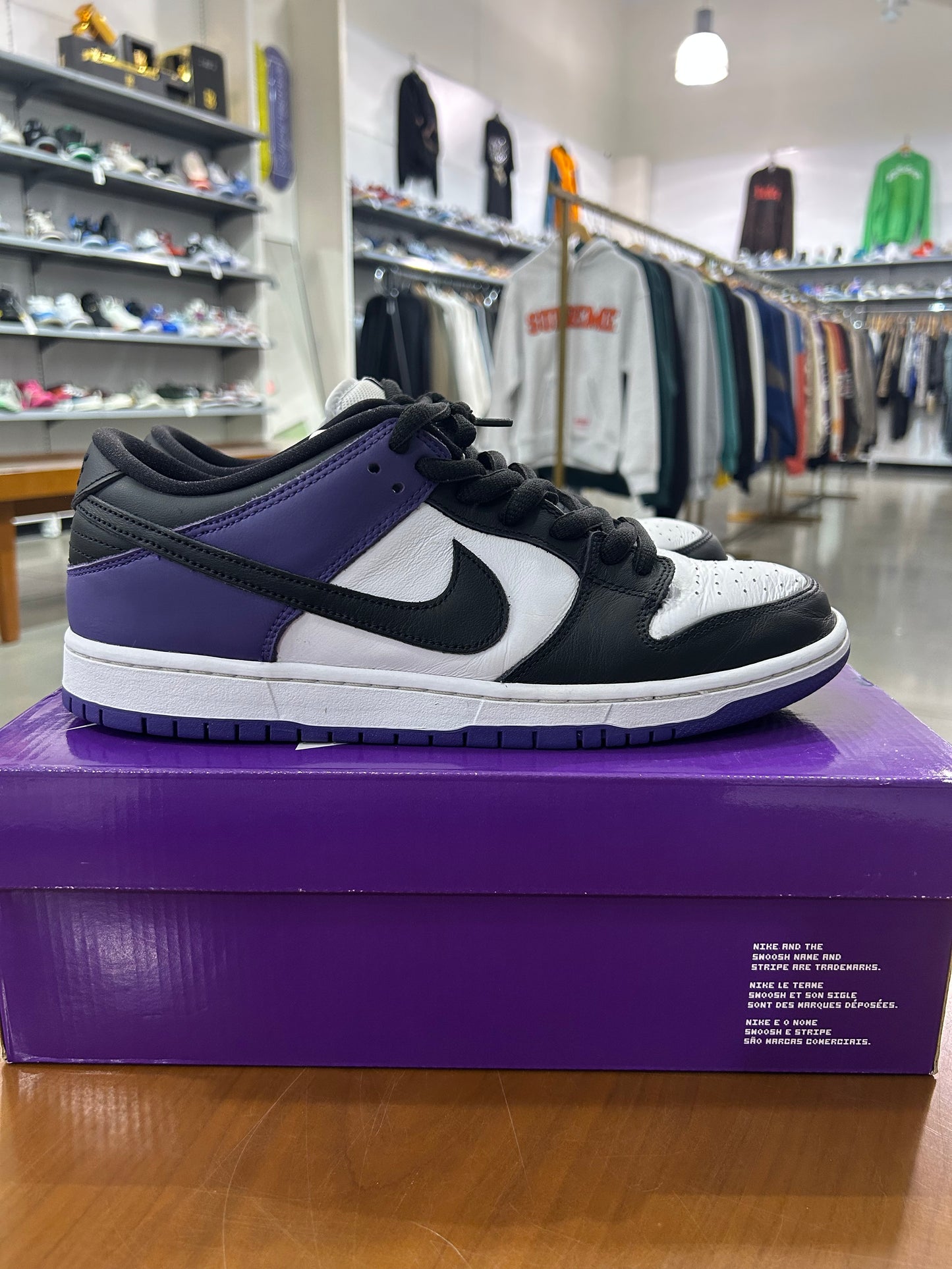 Preowned Nike SB Court Purple