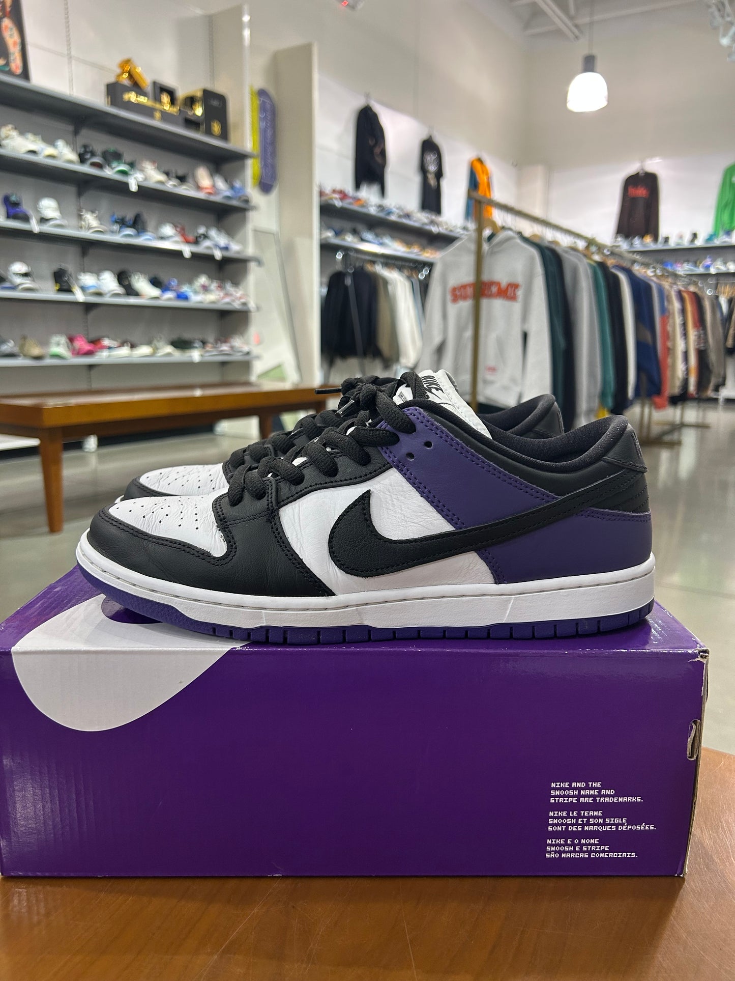 Preowned Nike SB Court Purple