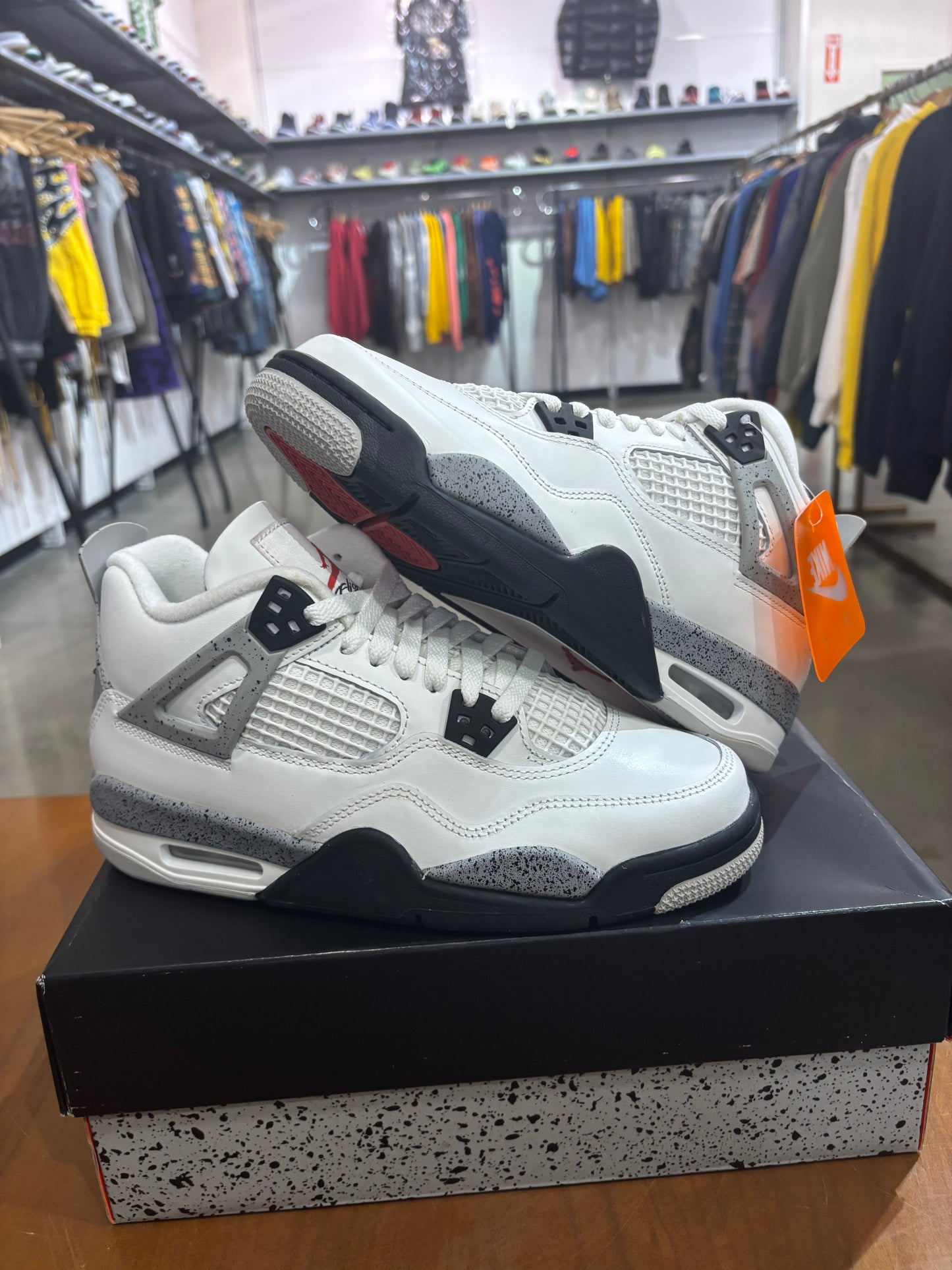 Air Jordan 4 White Cement