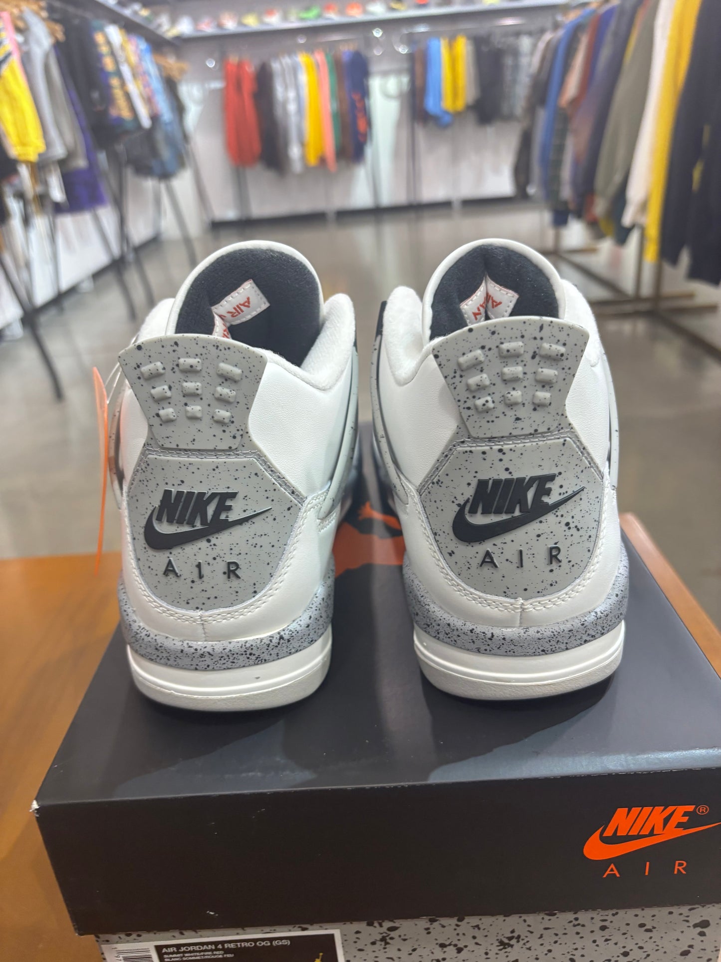 Air Jordan 4 White Cement