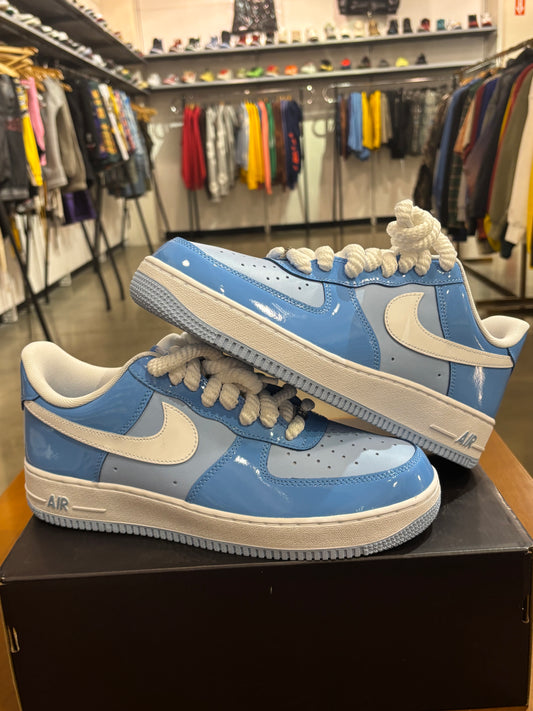 Nike Air Force 1 Low '07 LV8 Psychic Blue White Patent