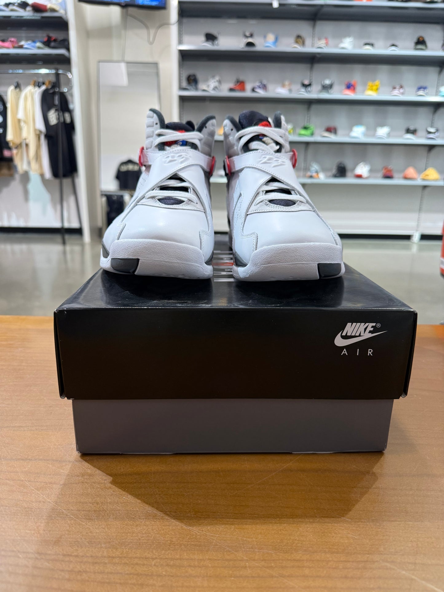 Air Jordan 8 White True Red