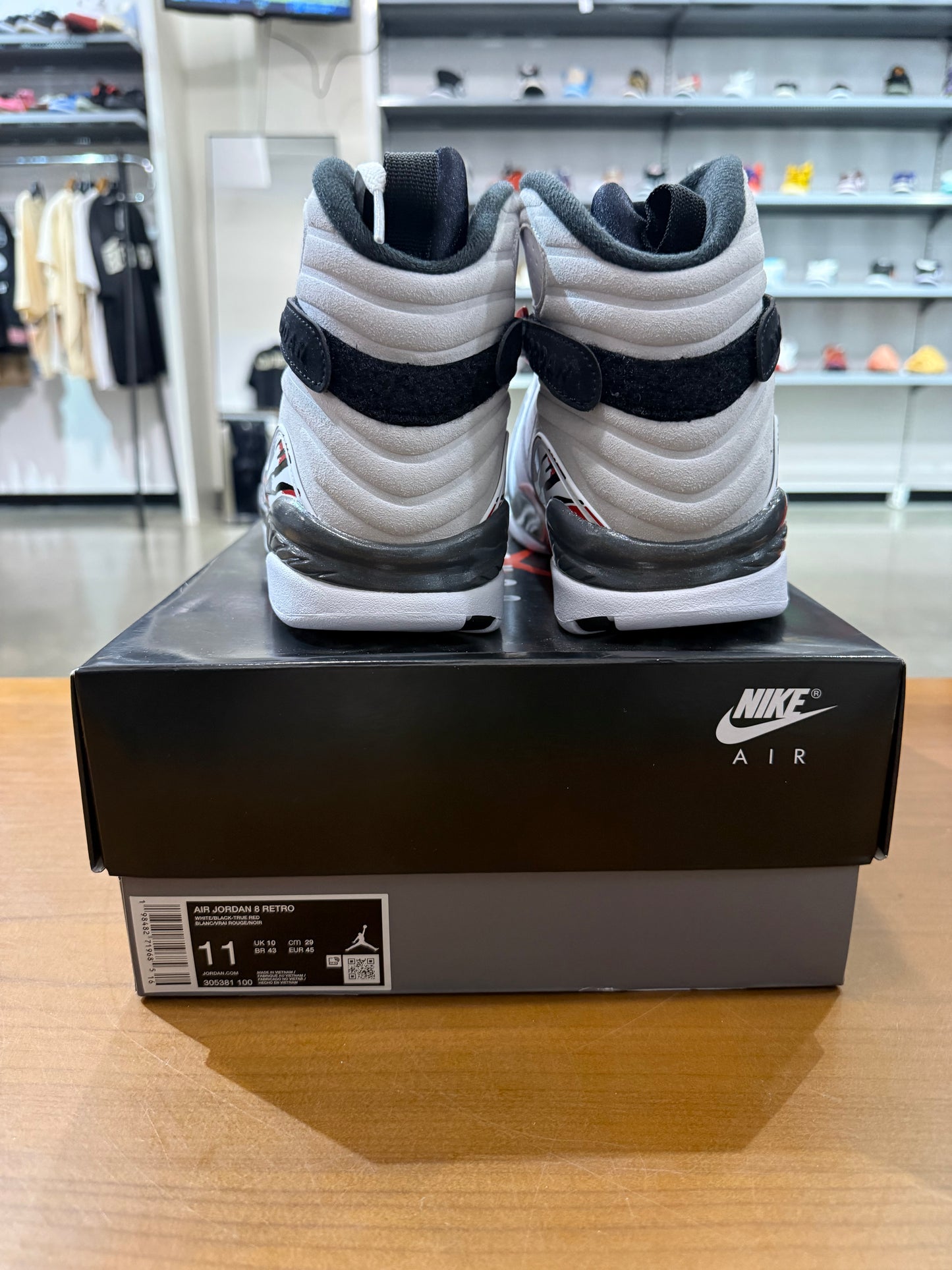 Air Jordan 8 White True Red