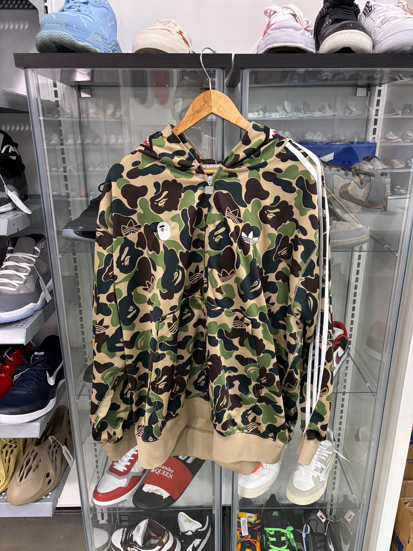 Adidas Bape Shark Track Hoodie Jacket