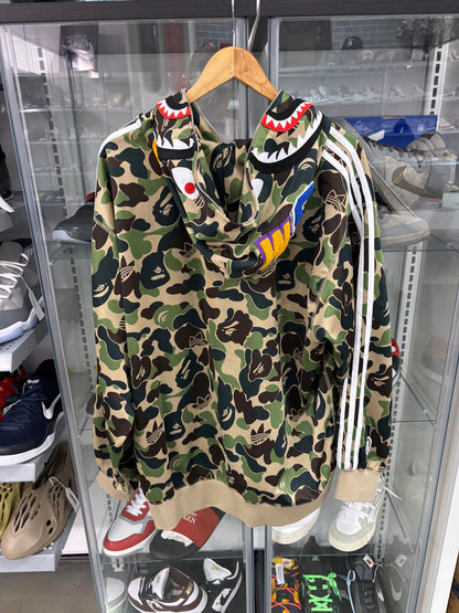 Adidas Bape Shark Track Hoodie Jacket