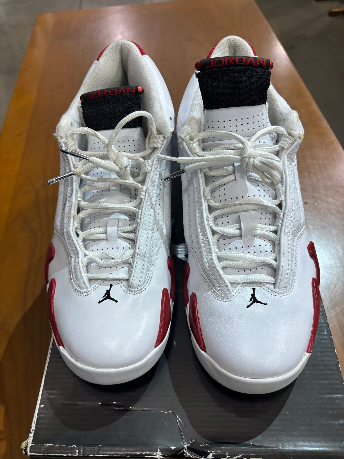 Preowned Air Jordan 14 Candy Cane
