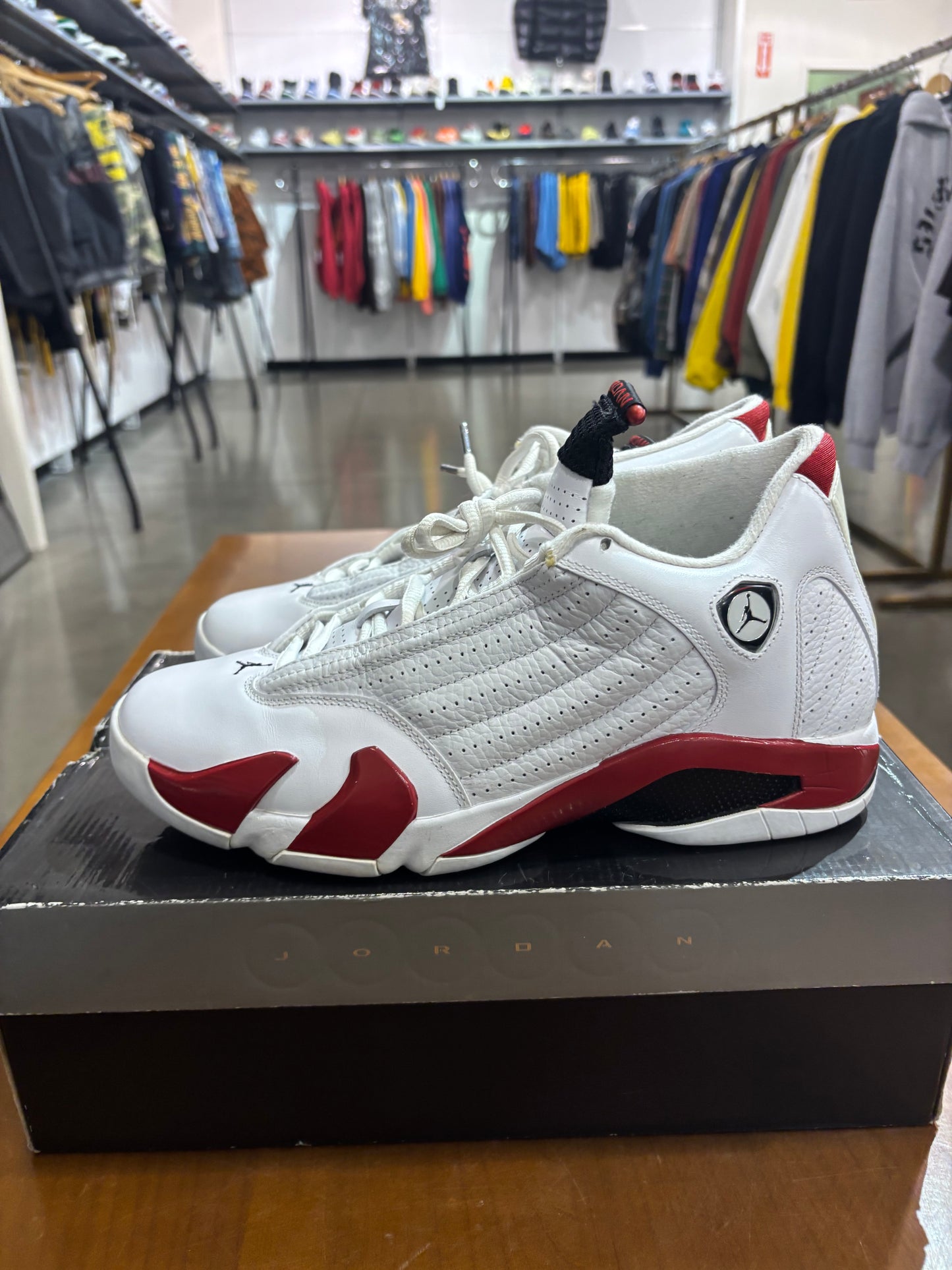 Preowned Air Jordan 14 Candy Cane