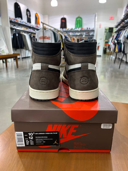 Preowned Travis Scott Air Jordan 1 High Mocha