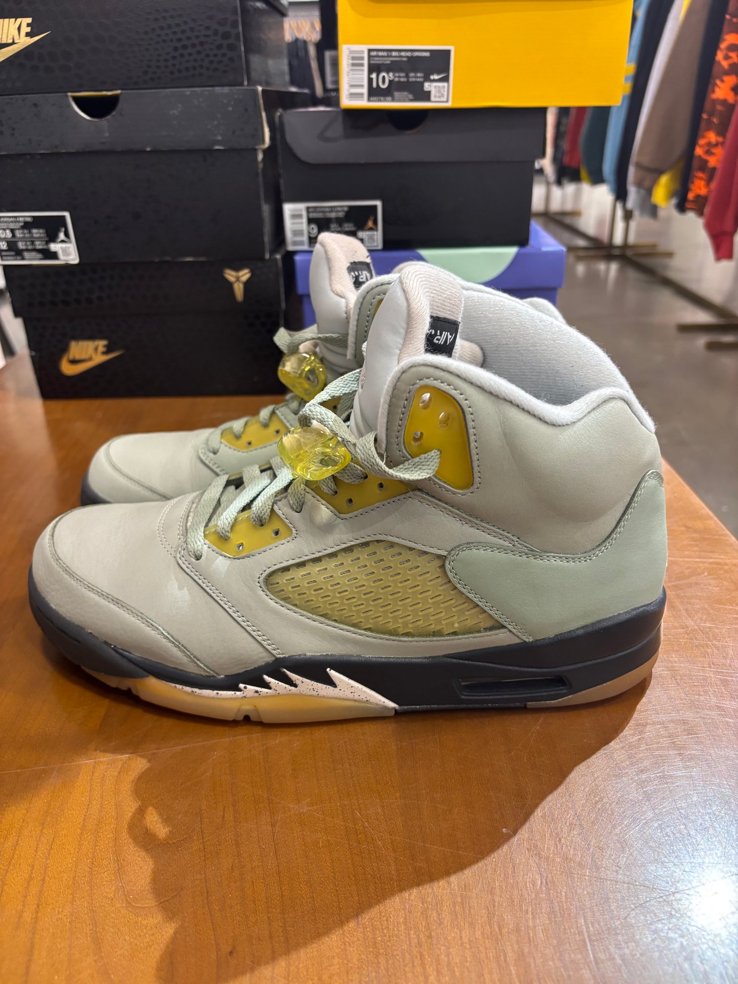 Preowned Air Jordan 5 Jade Horizon