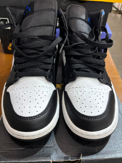 Preowned Air Jordan 1 Mid White Racer Blue