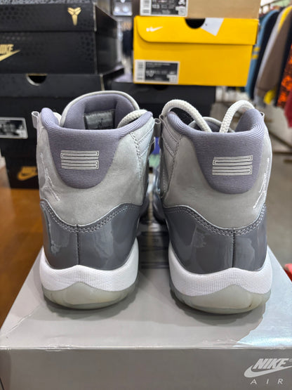 Preowned Air Jordan 11 Cool Grey