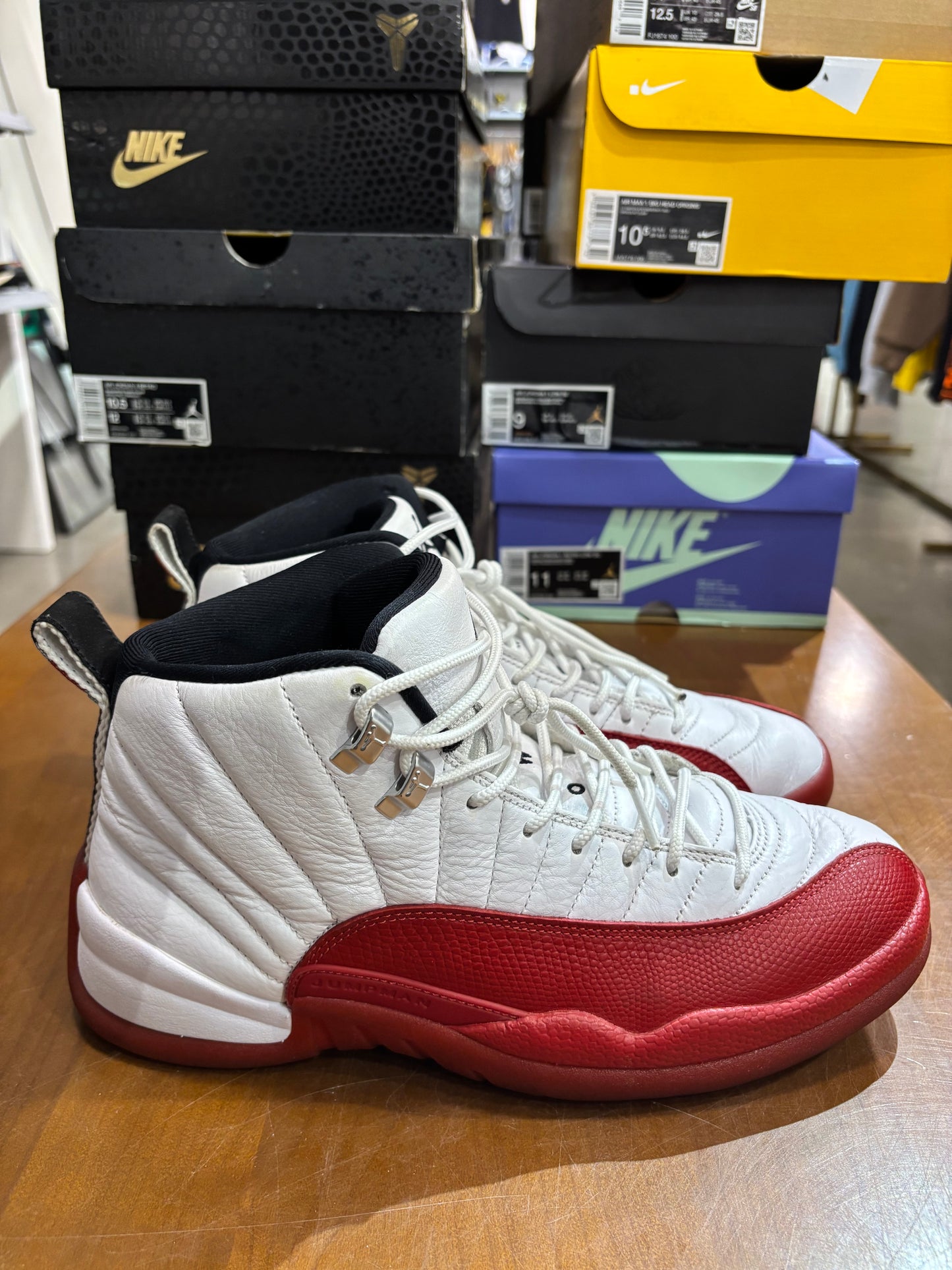Preowned Air Jordan 12 Cherry