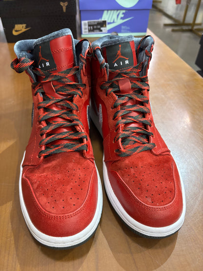 Preowned Air Jordan 1 Premier Red Gucci