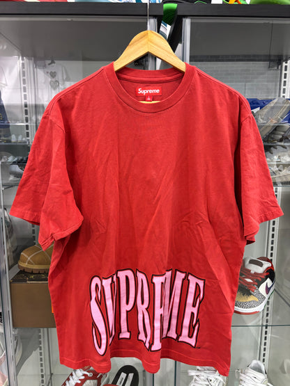 Supreme Cracked Stretch S/S Top Red