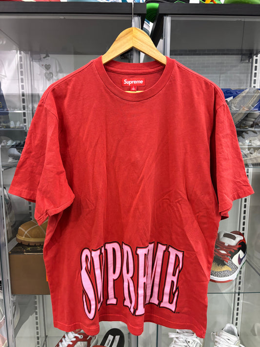 Supreme Cracked Stretch S/S Top Red