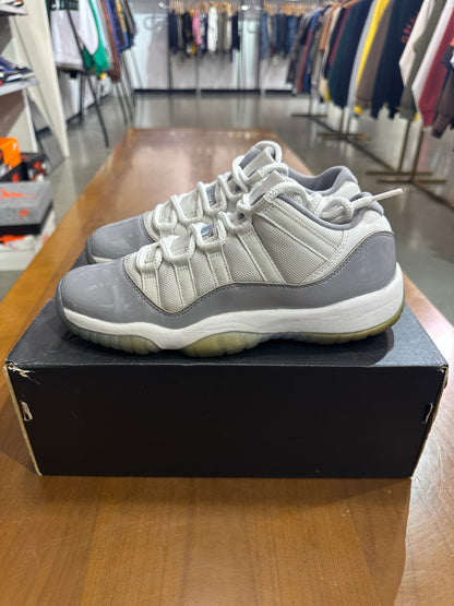 Preowned Air Jordan 11 Low Cement Grey
