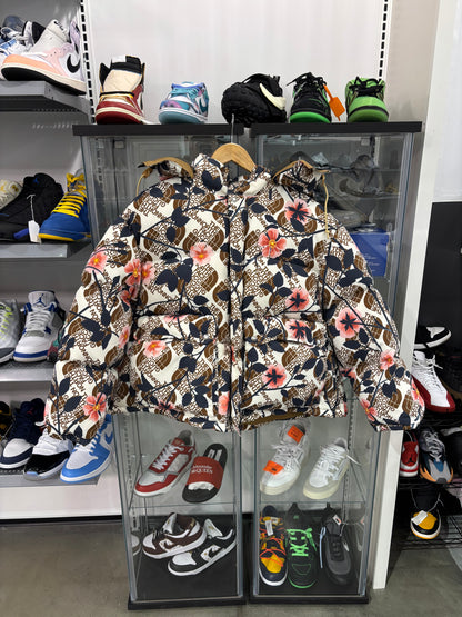Preowned Gucci The North Face Floral Down Parka