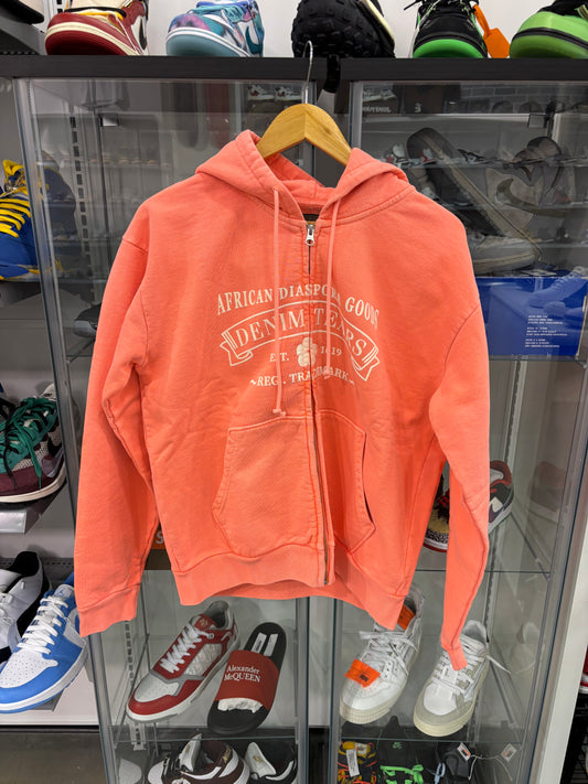 Denim Tears ADG Zip Hoodie Sea Coral