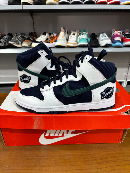 Nike Dunk High Sports Specialties White Navy