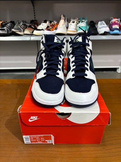 Nike Dunk High Sports Specialties White Navy