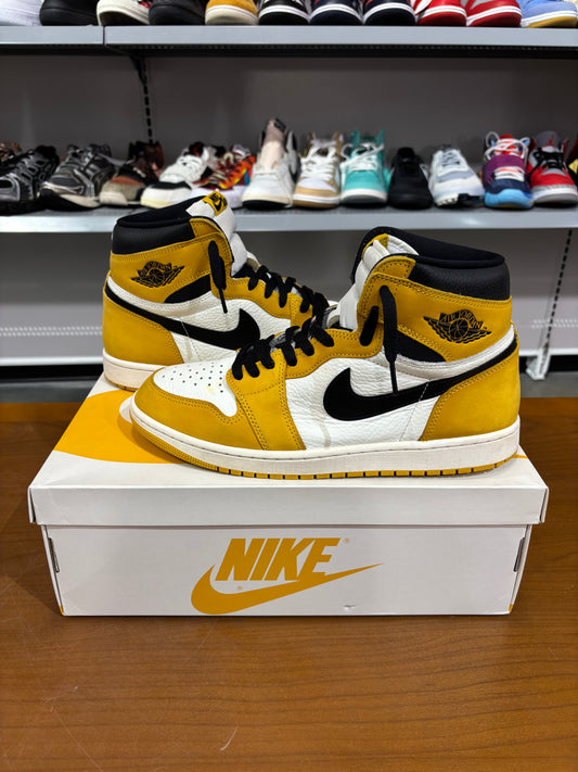 Preowned Air Jordan 1 Yellow Ochre
