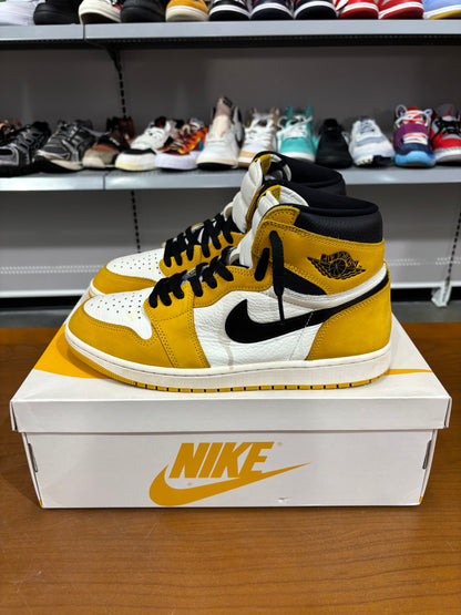 Preowned Air Jordan 1 Yellow Ochre