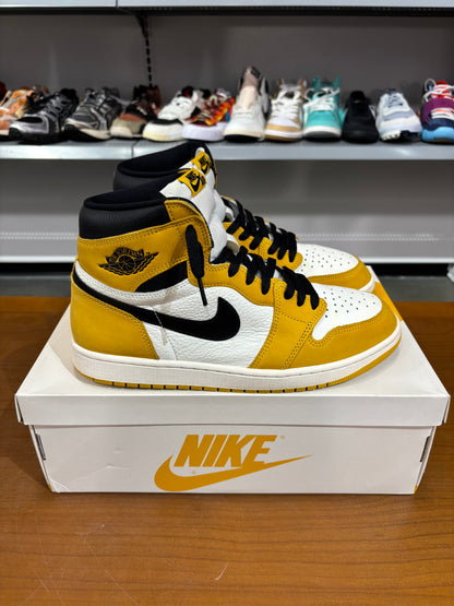 Preowned Air Jordan 1 Yellow Ochre