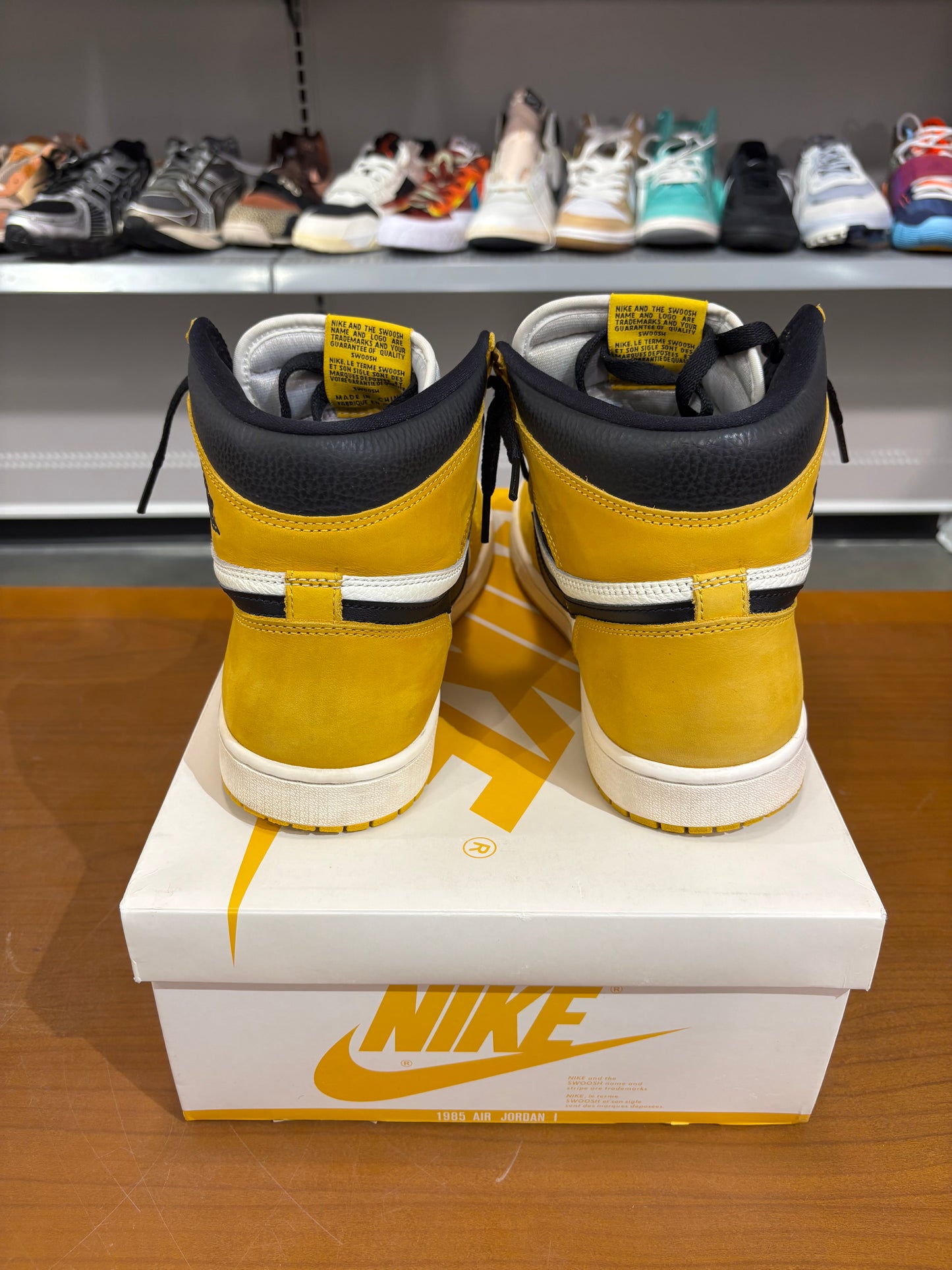Preowned Air Jordan 1 Yellow Ochre