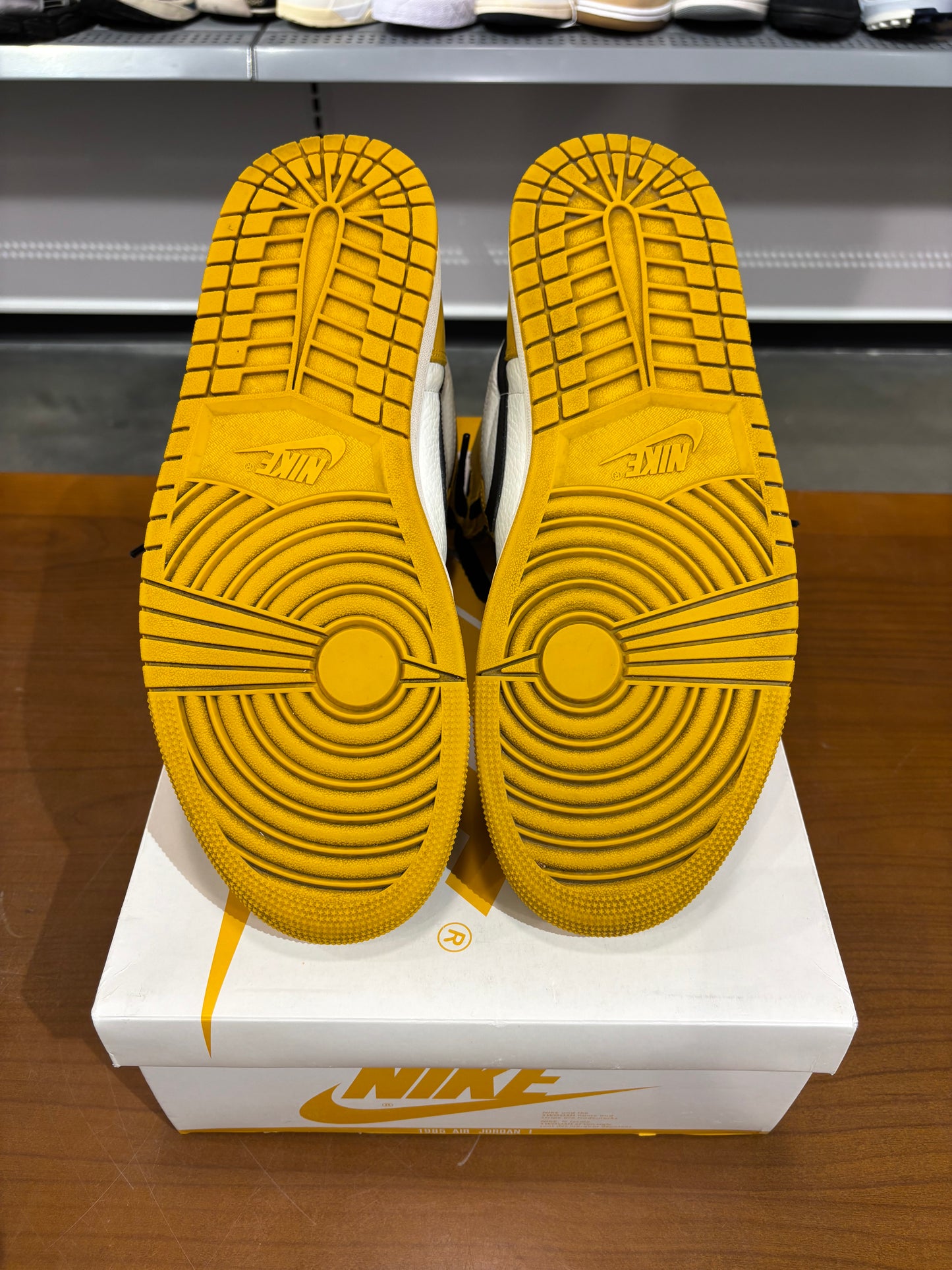 Preowned Air Jordan 1 Yellow Ochre