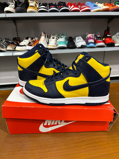 Preowned Nike SB Dunk High Michigan