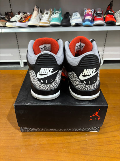 Preowned Air Jordan 3 Black Cement (2018)